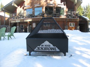 Customized firepit for Mt. Hood Skibowl